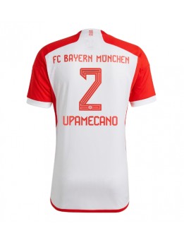 Moški Nogometna dresi replika Bayern Munich Dayot Upamecano #2 Domači 2023-24 Kratek rokav